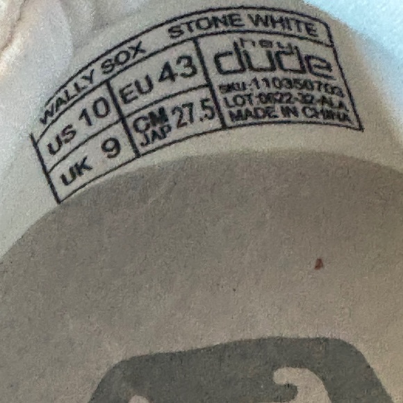 NWOT -  HEY DUDE Men's Wally loafers  - SZ 10 - Picture 14 of 17